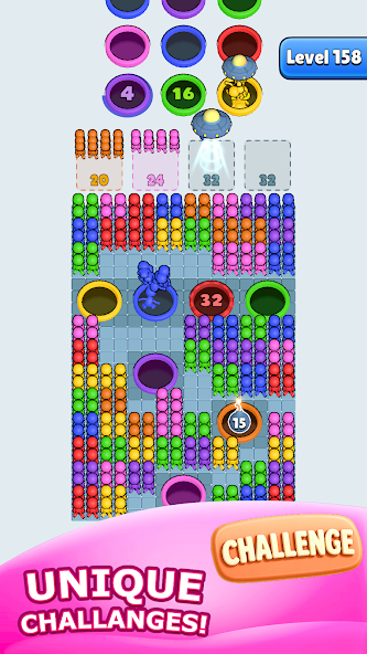 Hole People game levels 1-50 walkthrough with puzzle solutions