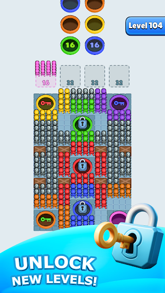 Hole People game levels 51-100 guide with puzzle strategies